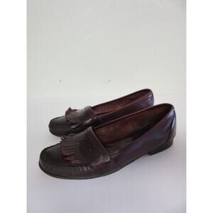 TWO PAIR Cole Haan Black & Brown Slip On 12 Loafers Casual or Dressy Business